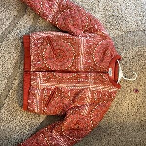 Polagram Red and Pink Floral Jacket